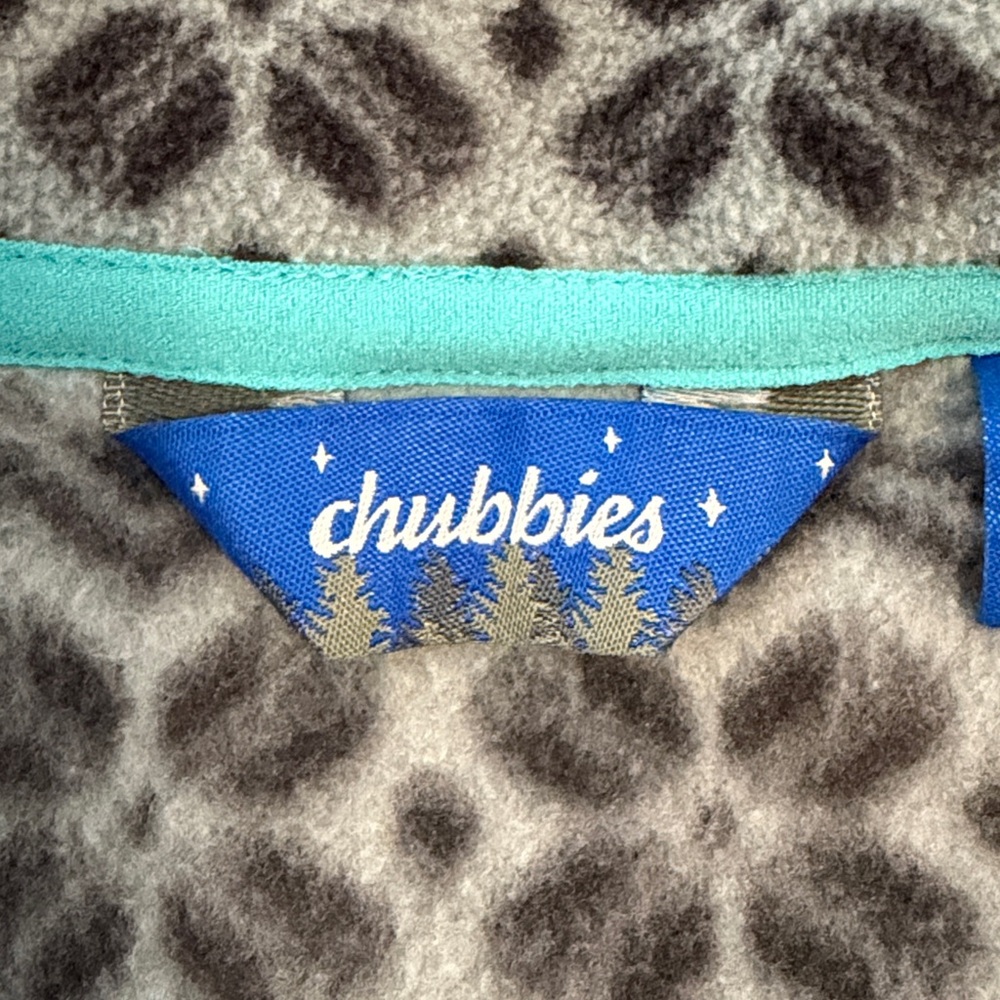 Chubbies The Bear Hug Gray Fleece Size XS - Picture 5 of 11
